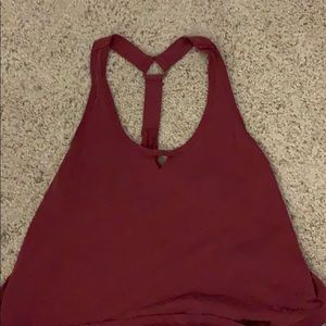 Maroon tank top